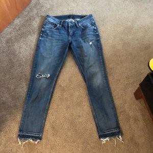Silver boyfriend jeans